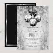 Ballen Sneeuwvlokken Winter Landschap Kerstfeest Kaart (Voorkant / Achterkant)