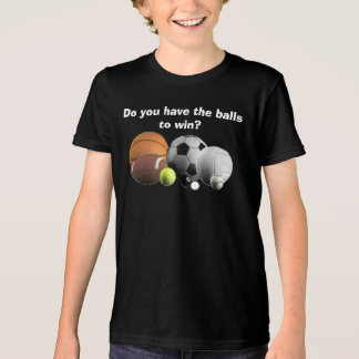 Ballen Sport Heb je de ballen om te winnen? Tri-Blend Shirt