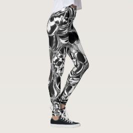 Ballen van glas of van metallisch donker? leggings