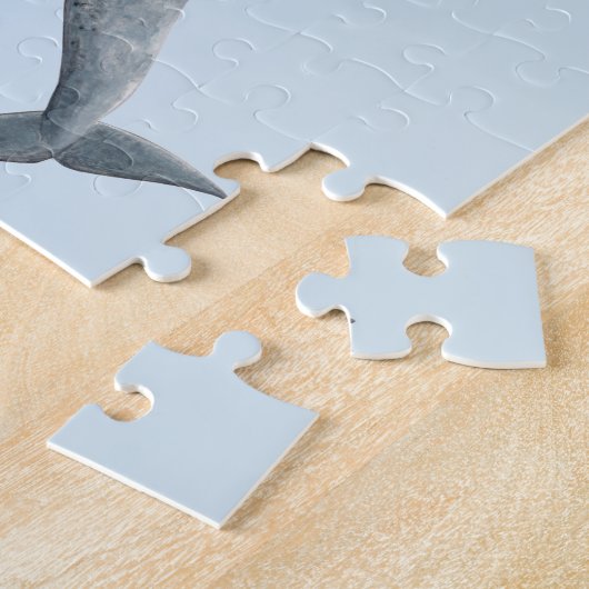 Ballena azul legpuzzel (Zijkant)