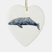 Ballena gris keramisch ornament (Rechts)