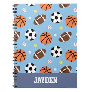 Ballenpatroon sportdagboek notitieboek