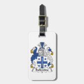 Ballentine Family Crest Bagagelabel (Voorkant verticaal)