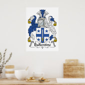 Ballentine Family Crest Poster (Keuken)