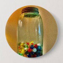 Ballenvase met knikkers Foto