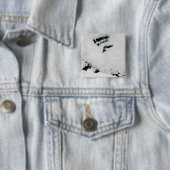 Balleny Islands, vlakbij Antarctica Vierkante Button 5,1 Cm (In situ)