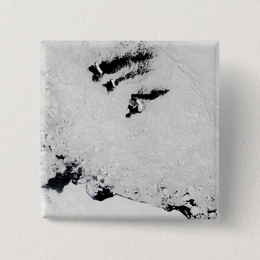 Balleny Islands, vlakbij Antarctica Vierkante Button 5,1 Cm (Voorkant)