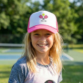 Baller Athletic Crossed Pink Pickleball Paddles  Trucker Pet