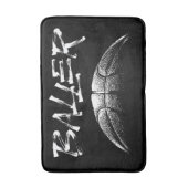 Baller (basketbal) badmat (Voorkant Verticaal)
