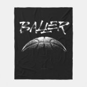 Baller (basketbal) fleece deken (Voorkant)
