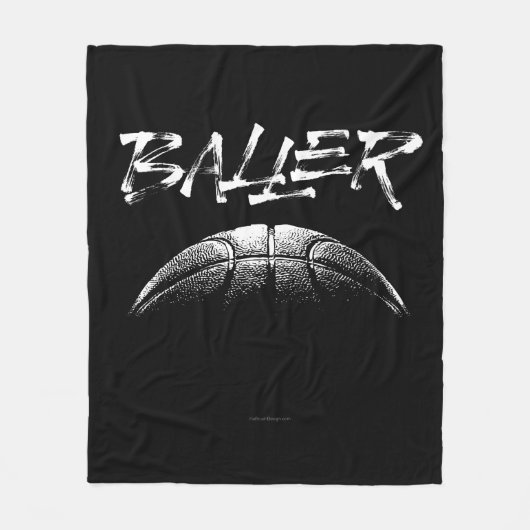 Baller (basketbal) fleece deken (Voorkant)