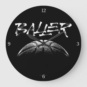 Baller (basketbal) grote klok