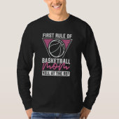 Baller Mother Hooping Bball Hoops Player Basketbal T-shirt (Voorkant)