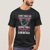 Baller Mother Hooping Bball Hoops Player Basketbal T-shirt (Voorkant)