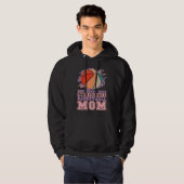 Baller Mother Streetball Player Bball Hoops Baske Hoodie (Voorkant volledig)