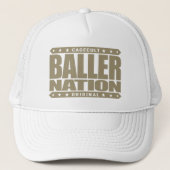 BALLER NATION - In God vertrouwen we maar blijf Ga Trucker Pet (Voorkant)