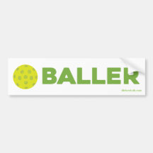 Baller Pickleball Bumpersticker