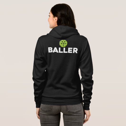 Baller Pickleball Hoodie (Achterkant volledig)