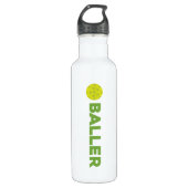 Baller Pickleball Water Fles (Voorkant)