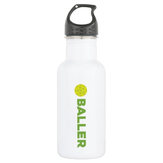 Baller Pickleball Water Fles (Voorkant)