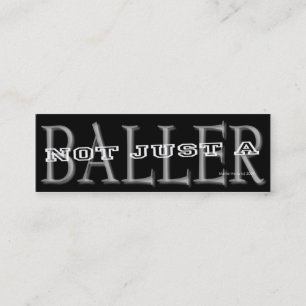 Baller - sociale mediakaart mini visitekaartje