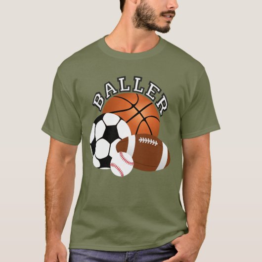 Baller Sport Fan T-shirt (Voorkant)