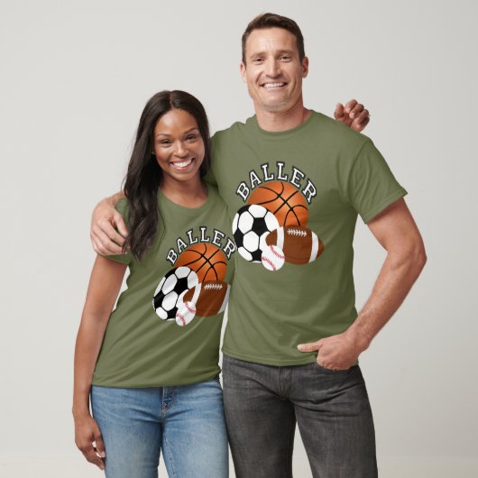 Baller Sport Fan T-shirt (Unisex)