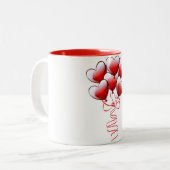 **** BALLERHEAREN*** TWEEKLEURIGE KOFFIEMOK (Voorkant links)