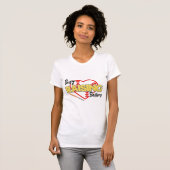 Ballerige Baseball Moeder Opvoeden T-shirt (Voorkant volledig)