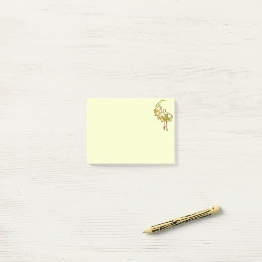 Ballerina 04 post-it® notes (Op bureau)