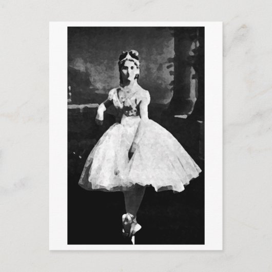 Ballerina, 1870. briefkaart (Voorkant)