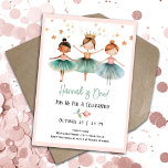 Ballerina 1e Verjaardag Meisje Kaart<br><div class="desc">Schattigee waterverf Ballet Ballerina Verjaardag waterverf kunstwerk. Kinderballerina verjaardagsthema. Gemakkelijk te personaliseren. Ook beschikbaar als digitale download!</div>