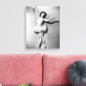 Ballerina 2 canvas afdruk (Insitu (Woonkamer))