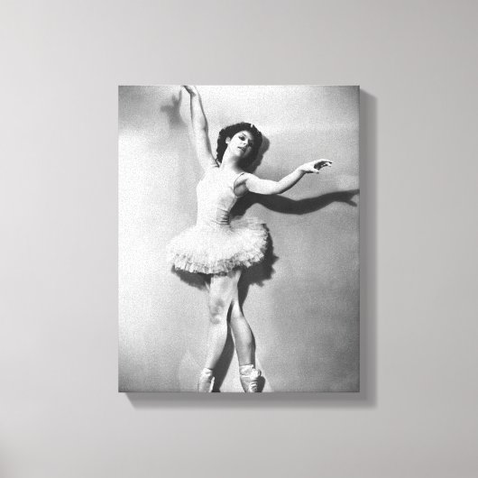 Ballerina 2 canvas afdruk (Voorkant)