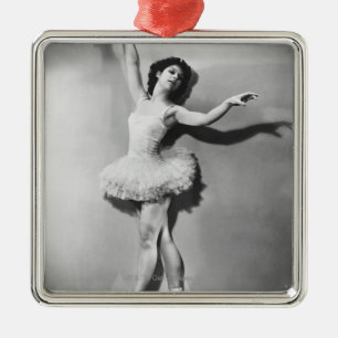 Ballerina 2 metalen ornament