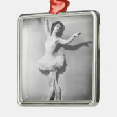 Ballerina 2 metalen ornament (Links)