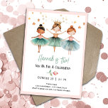 Ballerina 2e Verjaardag Meisje Kaart<br><div class="desc">Schattigee waterverf Ballet Ballerina Verjaardag waterverf kunstwerk. Kinderballerina verjaardagsthema. Gemakkelijk te personaliseren. Ook beschikbaar als digitale download!</div>