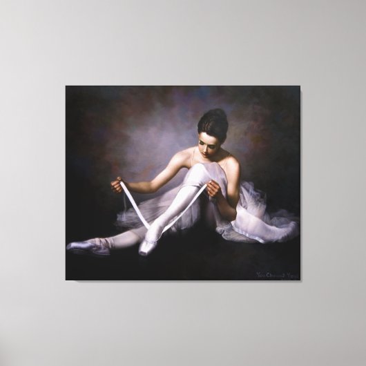 Ballerina 3 canvas afdruk (Voorkant)
