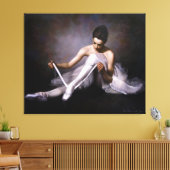 Ballerina 3 canvas afdruk (Insitu (Woonkamer))