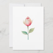 Ballerina 4e Verjaardag Meisje Kaart (Achterkant)