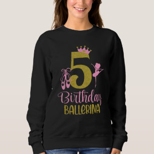 Ballerina 5e Verjaardag Outfit Danser Ballet Zwaan Trui