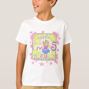Ballerina 5e verjaardag tshirts en geschenken