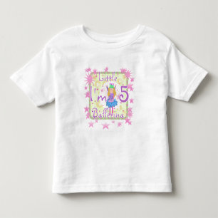 Ballerina 5e verjaardag tshirts en geschenken