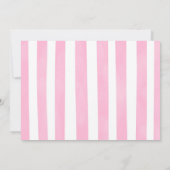 Ballerina 8e verjaardagsfoto uitnodiging  (Achterkant)