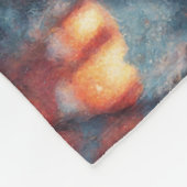 Ballerina Anime Girl & Candy Cane Kerstmis Fleece Deken (Hoek)