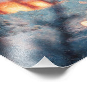 Ballerina Anime Girl & Candy Cane Kerstmis Foto Afdruk (Hoek)