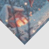 Ballerina Anime Girl & Candy Cane Kerstmis Tissuepapier