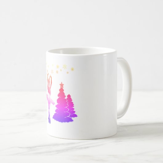 Ballerina Art Classic Wit Mok (Voorkant rechts)