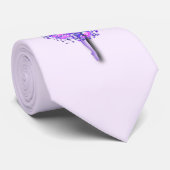 Ballerina Art Paars Dance - Ballet Dancer Drawing Stropdas (Opgerold)