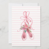 Ballerina Baby Meisje Douche Tutu Elegant Llama Kaart (Achterkant)